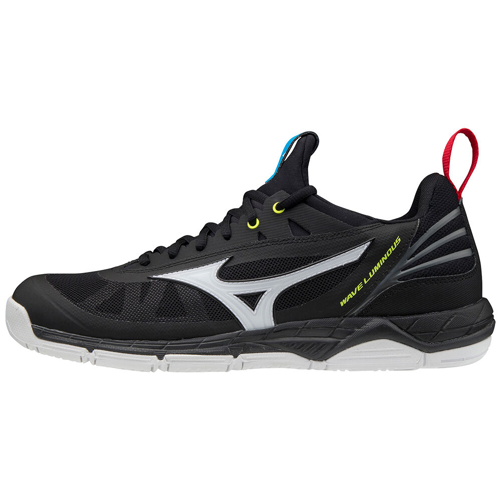 Mizuno Men's Wave Luminous Volleyball Shoes Black/White/Yellow (V1GA182045-VAQ)